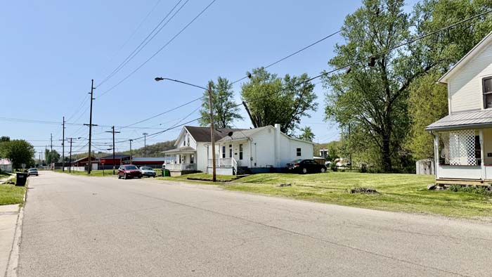 Open ground near riverfront in Coshocton